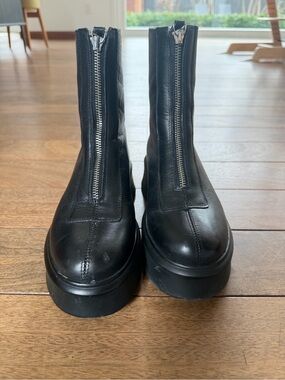 Steve Madden Jones Black Leather